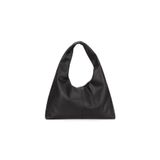 Bahels Siyah Deri Kadın Shopper Omuz Çantası – Yumuşak Form Vintage Model