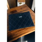 Bahels Siyah Pofuduk Kapitone Laptop Tablet Kılıfı 13-14 Inç & Portföy Çanta Tekstil Malzemeden Günlük Kullanım İçin