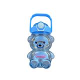 BAHOME Broadway Mavi Smile Ayıcıklı Şeffaf Renkli 800 Ml Matara Su Şişesi