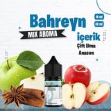 Bahreyn Mix Aroma Çift Elma Anason Gıda Aroması 10 ml