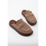 BAHRİNA Kadın Loafer Tokalı Terlik