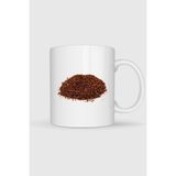 Bahriyeli Collection Nilgiri Çay Rooibos Earl Grey Tasarımlı Kupa Bardak - Beyaz