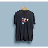 Bahriyeli Collection Oversize Bilardo Topları Unisex T-Shirt - Siyah