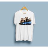 Bahriyeli Collection Oversize Brooklyn Nine-Nine Karakterler Unisex T-Shirt - XL - Beyaz