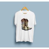 Bahriyeli Collection Oversize Çizme Tasarım Unisex T-Shirt - Beyaz