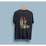 Bahriyeli Collection Oversize Çizme Tasarım Unisex T-Shirt - XL - Siyah