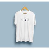 Bahriyeli Collection Oversize Denizci Şapkası Tasarım Unisex T-Shirt - XL - Beyaz