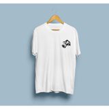 Bahriyeli Collection Oversize Gaz Maskesi / Nükleer Maske Tasarım Unisex T-Shirt - Beyaz