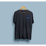 Bahriyeli Collection Oversize Kayı Boyu Bayrağı Simgeli Unisex T-Shirt - Siyah