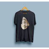 Bahriyeli Collection Oversize Kelebek Kanadı 2 Tasarım Unisex T-Shirt - XL - Siyah