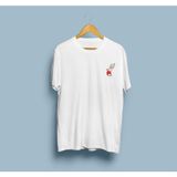 Bahriyeli Collection Oversize Prezervatif Logolu Cep Tasarım Unisex T-Shirt - XL - Beyaz
