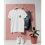 Bahriyeli Collection Oversize Royal Canadian Air Force Tasarımlı T-Shirt - Beyaz