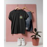 Bahriyeli Collection Oversize Royal Canadian Air Force Tasarımlı T-Shirt - Siyah