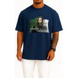 Bahriyeli Collection Oversize Sharp Objects Tv Series Folder Icon, Sharp Objects Göğüs Tasarımlı Unisex T-Shirt - Lacivert