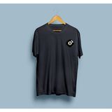Bahriyeli Collection Oversize Siyah 8 Bilardo Topu Tasarım Unisex T-Shirt