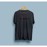 Bahriyeli Collection Oversize The Walking Dead Yazılı Unisex Tasarım T-Shirt - Siyah