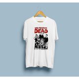 Bahriyeli Collection Oversize The Walking Dead Zombiler Tasarım Unisex T-Shirt - XL - Beyaz