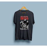 Bahriyeli Collection Oversize The Walking Dead Zombiler Tasarım Unisex T-Shirt - XL - Siyah