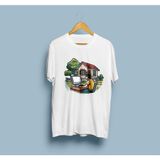 Bahriyeli Collection Oversize Yazılımcı Bilgisayar Ağaç ve Ev Tasarım Unisex T-Shirt - XL - Beyaz