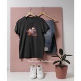 Bahriyeli Collection Oversize Zootropolıs Karakterler Tasarımlı T-Shirt - Siyah