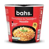 Bahs. Bahs Proteinli Noodle Domates ve Fesleğenli 100G