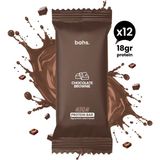 Bahs. Bahs Yüksek Protein Bar 60 gr Brownie Aromalı 12 Adet Vegan Enerji Dolu Atıştırmalık