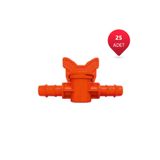 Bahyap Damlama Sulama Kurtağzı Mini Vana 20x20 - 25 Adet