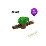 Bahyap Damlama Sulama Kurtağzı Mini Vana 20x20 - 50 Adet