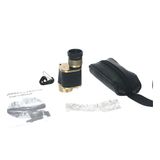 Baıgısh 6x24 Sarı Askeri Tarzi Pirinç ve Deri Kaplamalı Deri Çantalı Monocular Dürbün