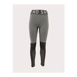 baim Seamless Snow Ski Delikli Yapılı Baselayer Spor Tayt