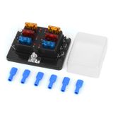 BAITHNA BONATECH 6 Yollu DC 12~32 V Bıçak Sigorta Kutusu Tutucu, Sigorta Bloğu, LED Uyarı Işığı, Otomotiv Araba, Tekne, Deniz Üç Tekerlekli Bisiklet için Detaylı Kullanım Kılavuzu, Siyah