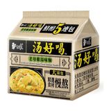 BAIXIANG Tavuk Çorba Aromalı Hazır Erişte x 5 (Chicken Soup Flavor Instant Noodle x 5) - 555G - 555 gr
