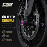 Bajaj Discover 125 150 Gökkuşağı 64010 Ön Teker Aks Koruma