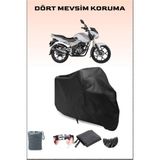 Bajaj Discover 125 St Uyumlu Siyah Motorsiklet Branda, Motor Örtüsü