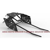 Bajaj Dominar 400-d250-400ug Uyumlu Çanta Demiri+yan Çanta Demir 3lü Set Topcase 2017-2024 - Arasmo