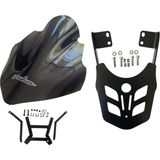 Bajaj Pulsar NS200 SIPERLIK Camı-Çanta Demiri(2mm) Takımı - Siyah