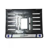Bajaj Pulsar Uyumlu Beyaz-Mavi Plastik (15X24 Cm) Kırılmaz Plakalık