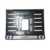 Bajaj Pulsar Uyumlu Beyaz-Mavi Plastik (15X24 Cm) Kırılmaz Plakalık