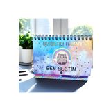 BAK GEL AL Bu Işıltılı Hayatı Ben Seçtim- Masaüstü Haftalık Planlayıcı – Renkli ve Eğlenceli Tasarım