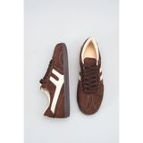 Bak Store Acı Kahve Kadın Spor Ayakkabı Retro Sneaker Dikişli Taban