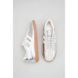 Bak Store Gümüş Kadın Spor Ayakkabı Retro Sneaker Dikişli Taban