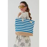 bakacstore Kadın Deniz Plaj Çantası Çok Renkli Fermuarlı Yumuşak Saplı New Season Özel Renk
