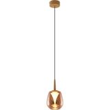Bakara Collection Andromeda Bakır Cam Uzun Tekli LED Sarkıt Avize 12 x 200 cm