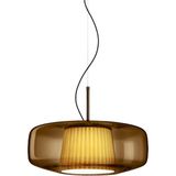 Bakara Collection Plisse Bronz Cam Sarkıt Avize - Standart