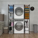 Bakbudaiyi Çamaşır Kurutma Makinesi Dolabı Balandı Byzsyh 180*130*60 Mat Suntalam Metal Siyah Boya