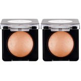 Baked Blush-On Yüksek Pigmentli & Doğal Işıltılı Fırınlanmış Allık (2 paketi)