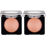 Baked Blush-On Yüksek Pigmentli & Mat Bitişli Fırınlanmış Allık (2 paketi)