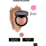 Baked Blusher Işıltılı Fırınlanmış Toz Allık - 01 Pleasure