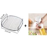 Baker Home Airfryer Izgara Teli ve Sprey Yağdanlık Seti, 2 Liset