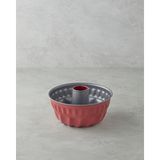 Baker’s Choice Karbon Çelik Klasik Borulu Kek Kalıbı 23 x 12 cm Kırmızı